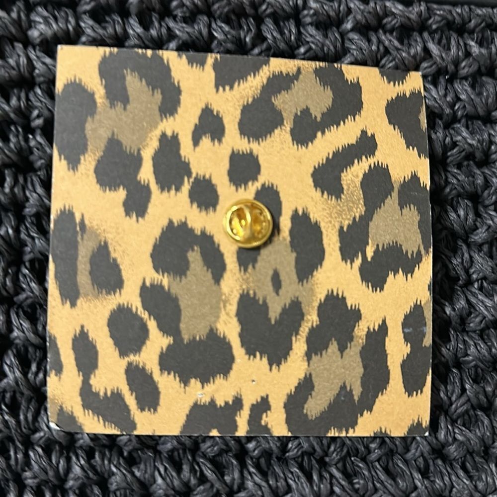 kate spade Gold Tone Leopard Leopard Leopard Pin Brooch - Picture 4 of 6